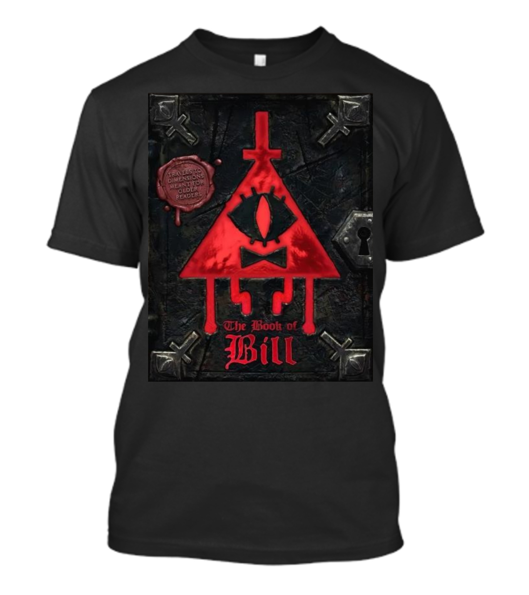 The Book Of Bill Gravity Falls Dimensions Incantations Oddities Peakeders T-Shirt