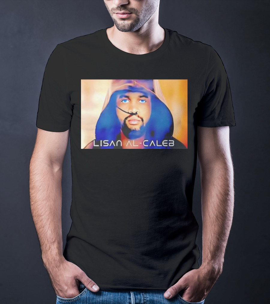 Lisan Al Caleb Blue Hooded T-Shirt