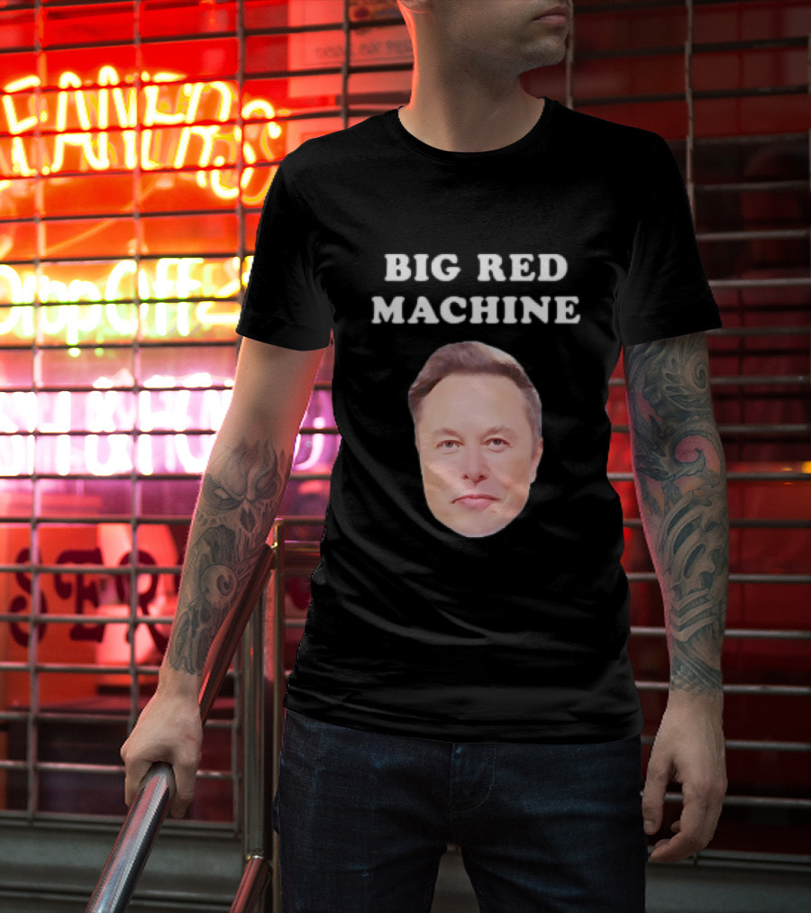 Elon Musk Big Red Machine T-Shirt