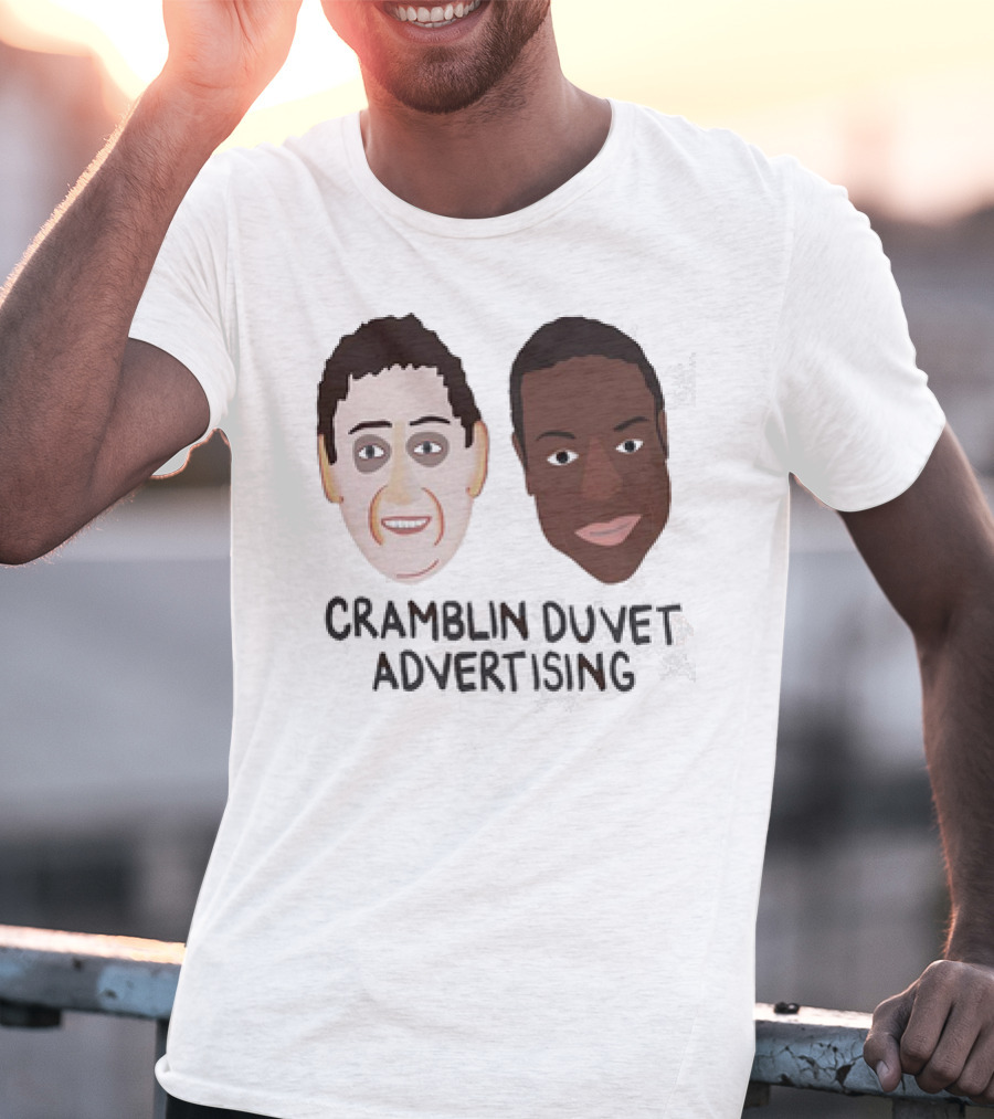 Cramblin Duvet Advertising Faces T-Shirt