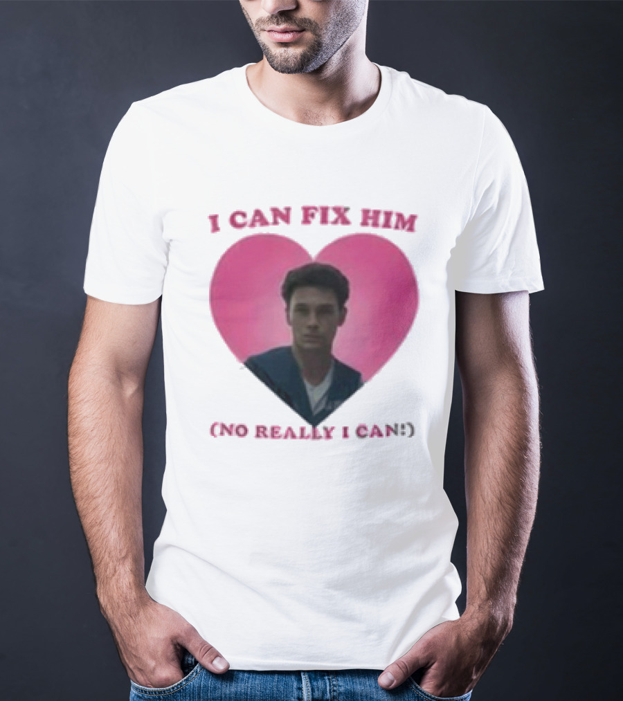 Erik Menendez Pink Heart I Can Fix Him No Really I Can T-Shirt