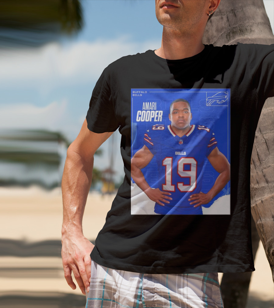 Amari Cooper Buffalo Bills NFL Football Player Card T-Shirt