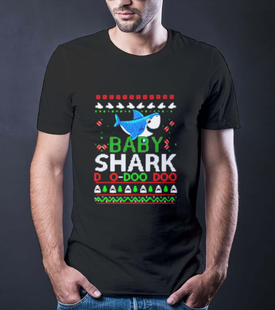Baby Shark Doo Doo Doo Christmas Ugly T-Shirt