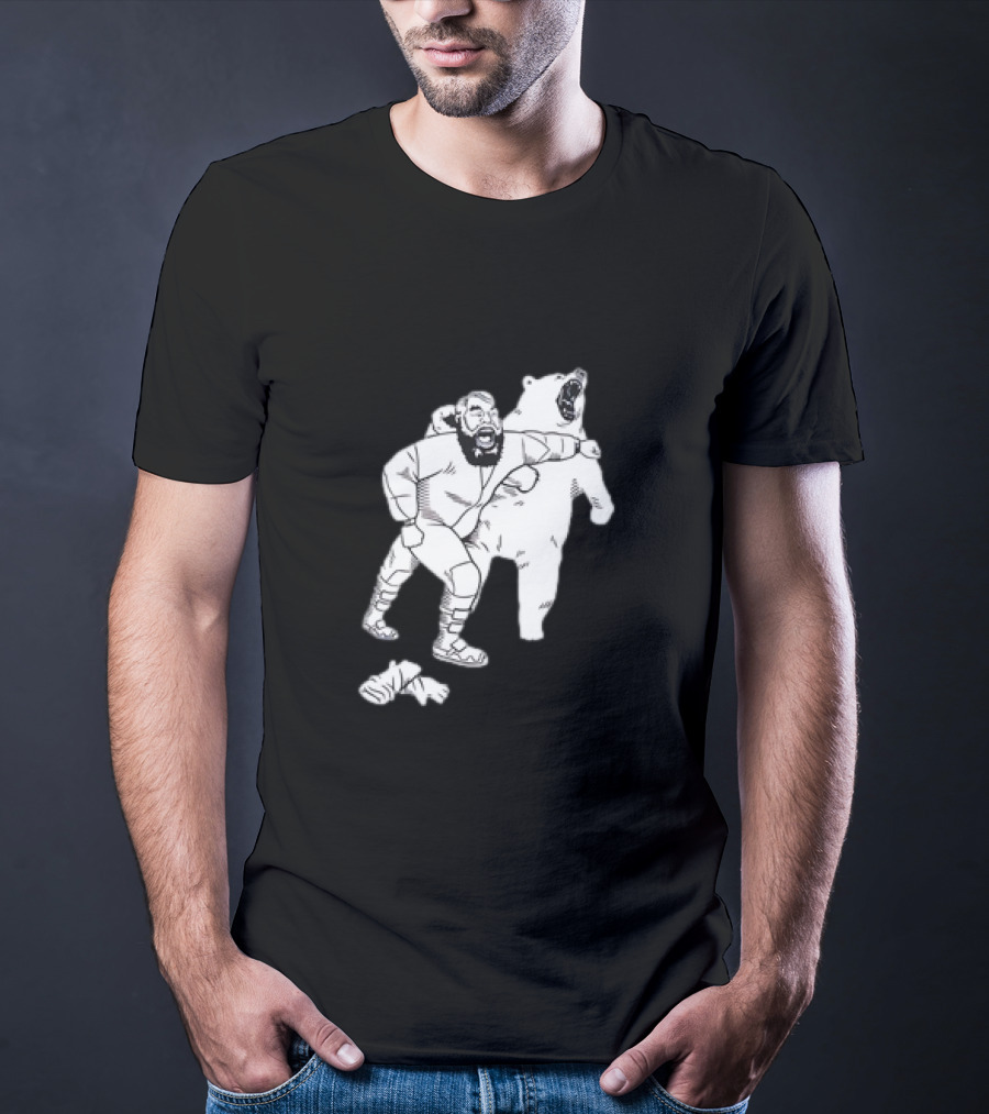 Brian The Bear Wrestling Match Showdown T-Shirt