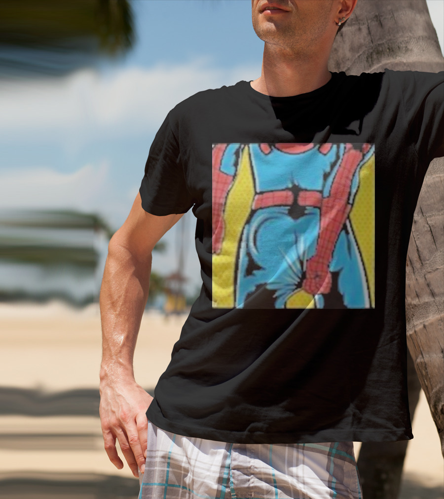 Spider-Man Suit Tightness Issue Visual Pop T-Shirt