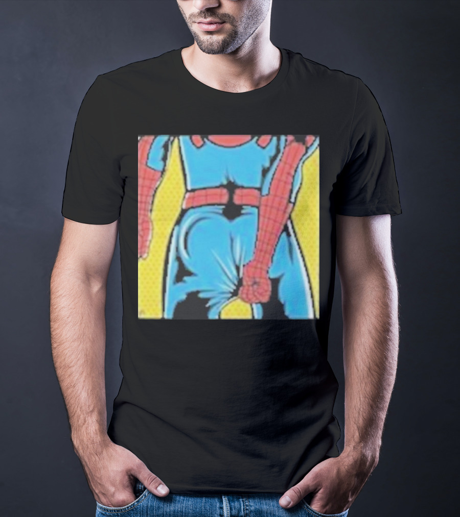 Spider-Man Suit Tightness Issue Visual Pop T-Shirt