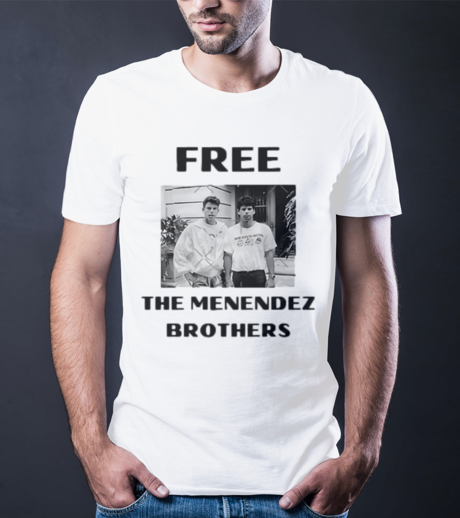 Free The Menendez Brothers Photo T-Shirt