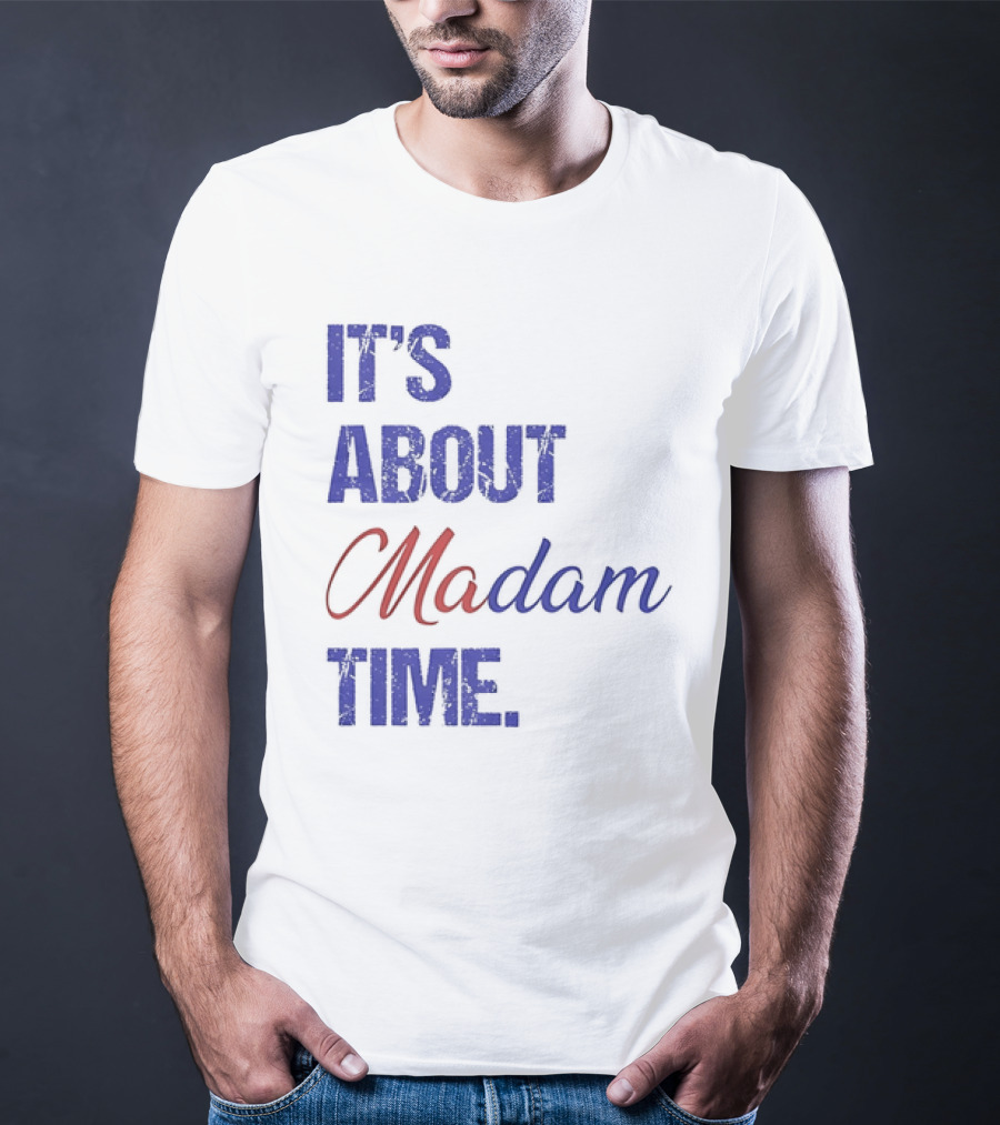 It’s About Madam Time Blue Red Vintage T-Shirt