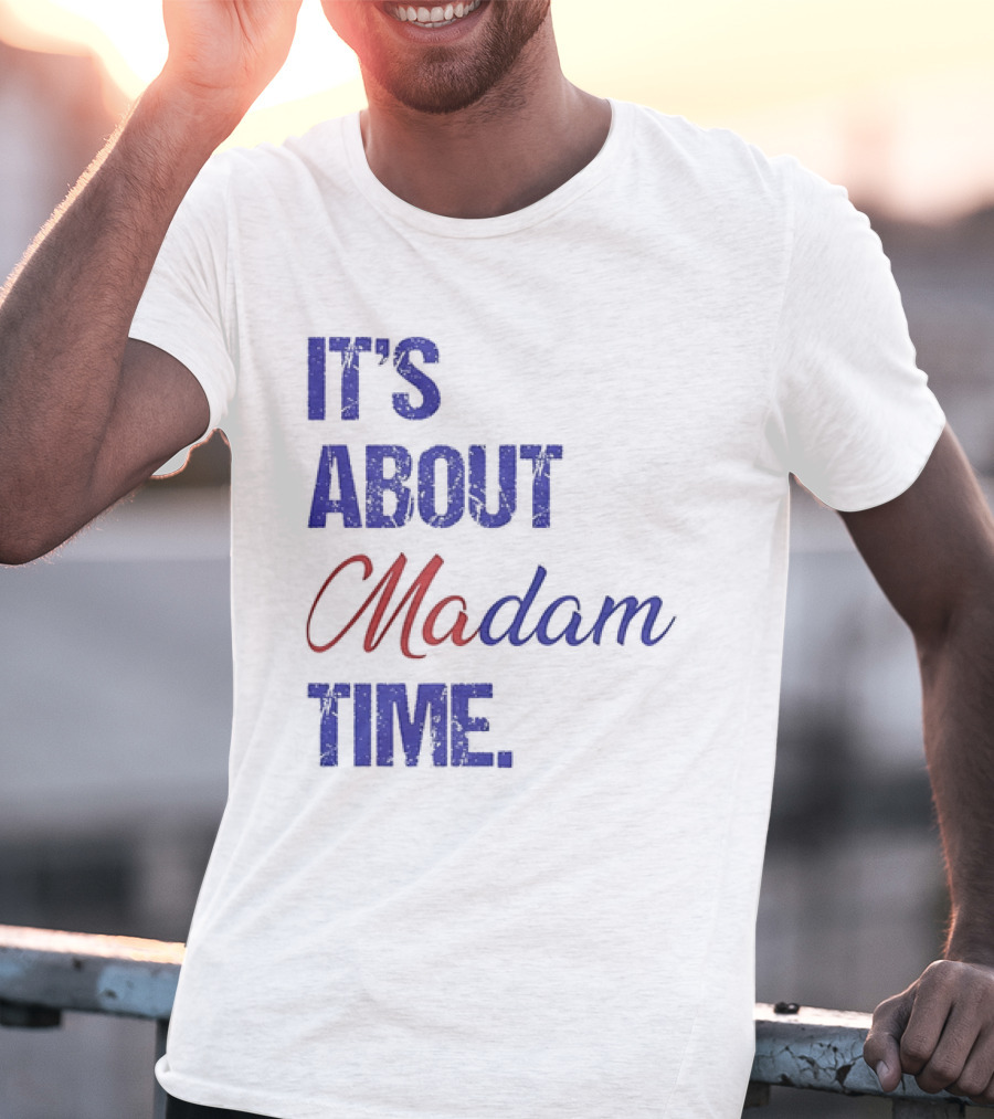 It’s About Madam Time Blue Red Vintage T-Shirt
