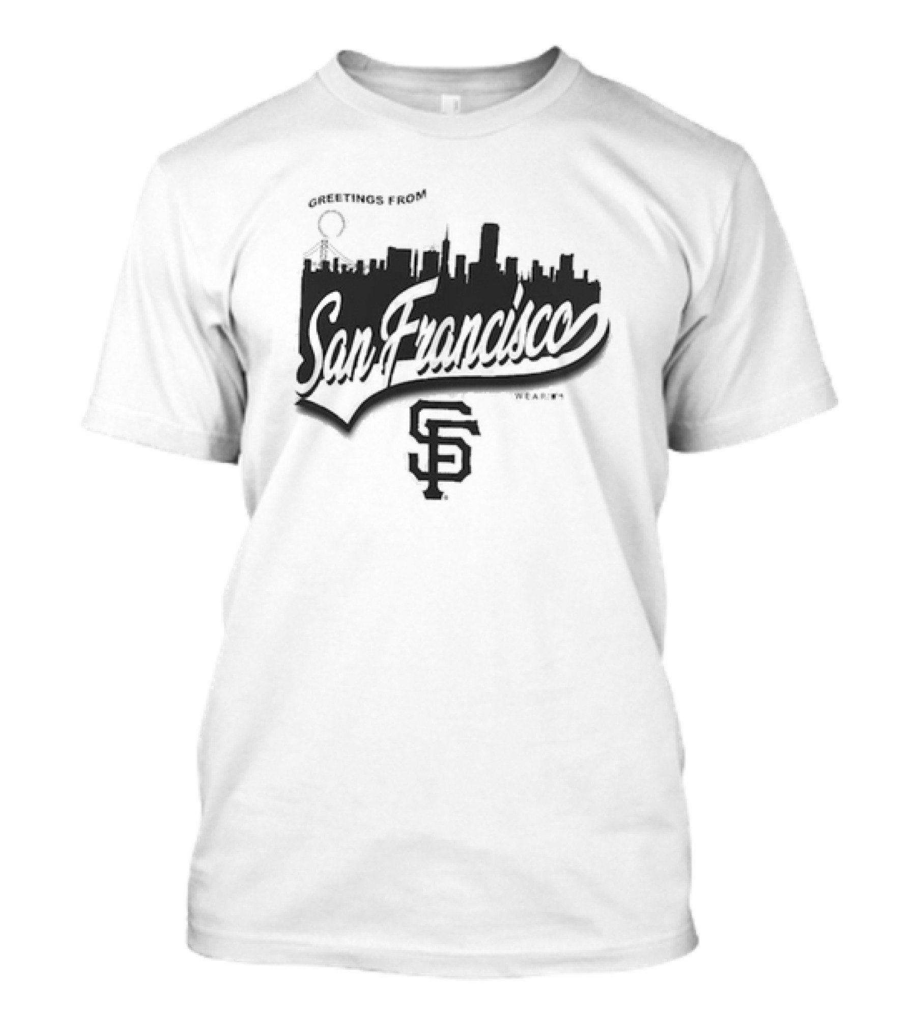 Greetings From Skyline San Francisco Giants T-Shirt