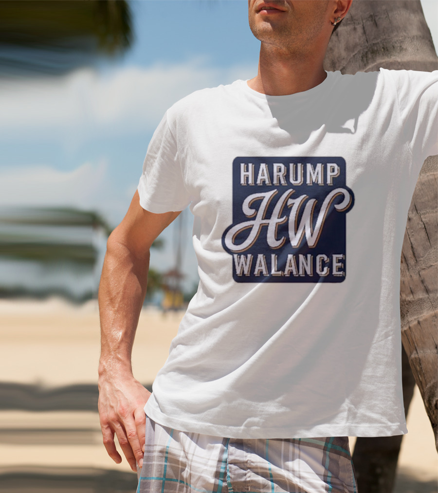 HW Harump Walance Block Font T-Shirt