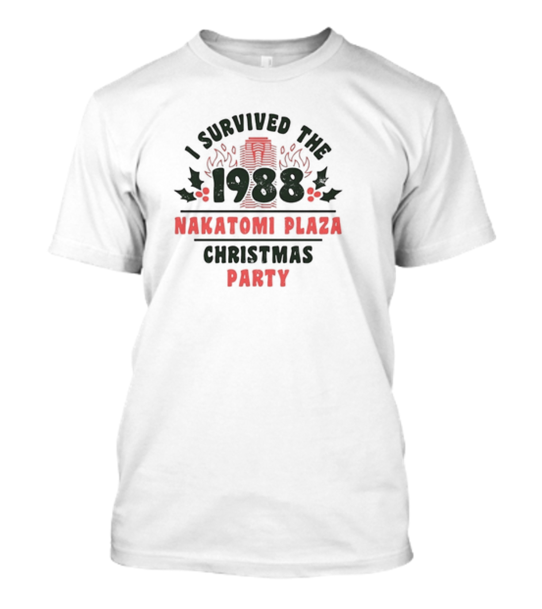 I Survived The 1988 Nakatomi Plaza Christmas Party Retro T-Shirt