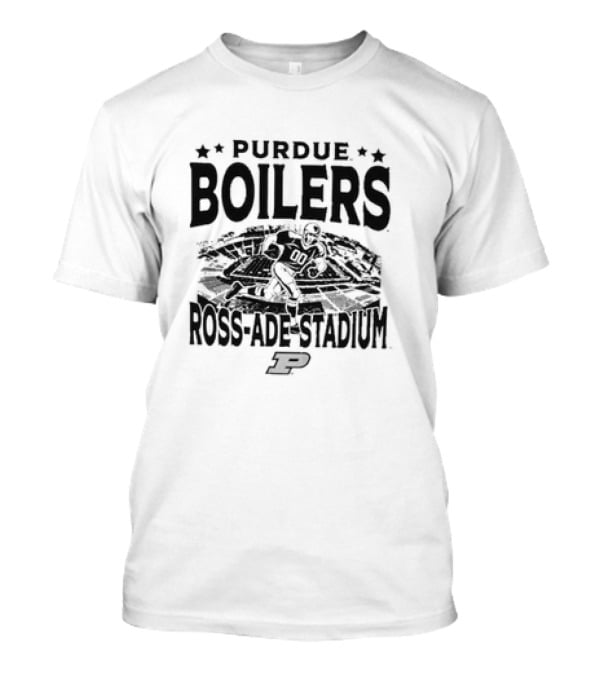 Purdue Boilers Ross Ade Stadium Vintage Football Player P T-Shirt