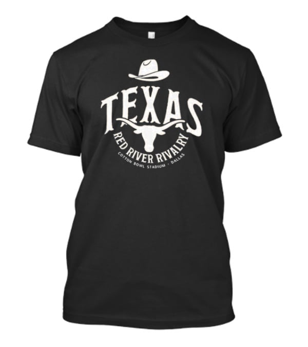 Texas Longhorns Red River Rivalry Cotton Bowl Stadium Cowboy Hat T-Shirt