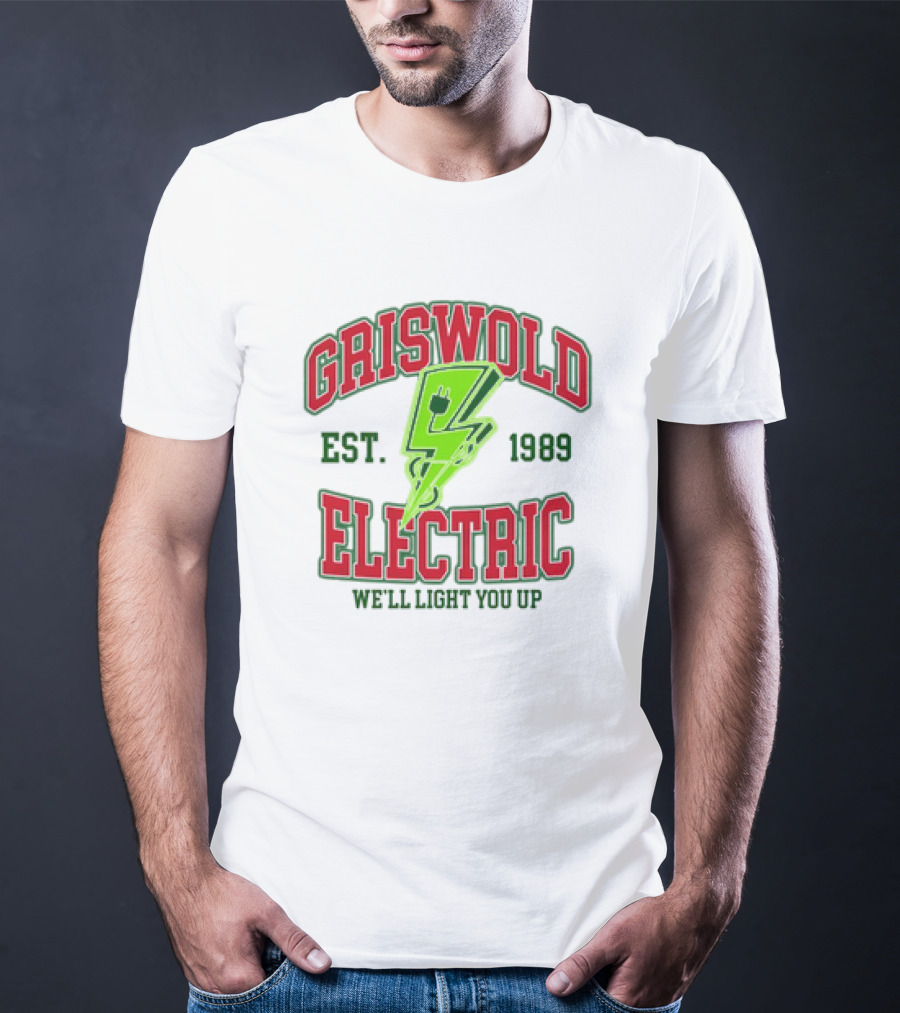 Griswold Electric Est. 1989 We'll Light You Up Retro T-Shirt