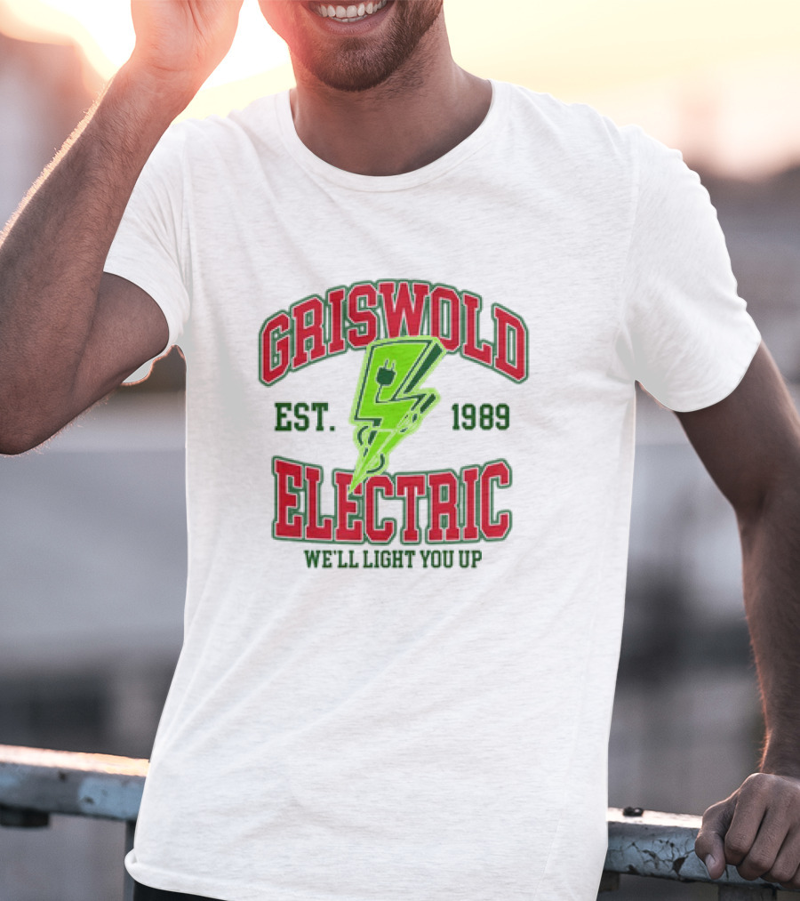 Griswold Electric Est. 1989 We'll Light You Up Retro T-Shirt