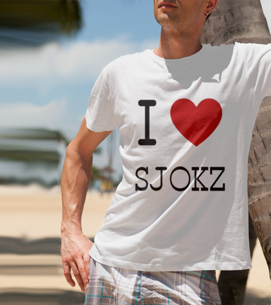 I Love Sjokz Fan T-Shirt Celebrating Popular Presenter T-Shirt