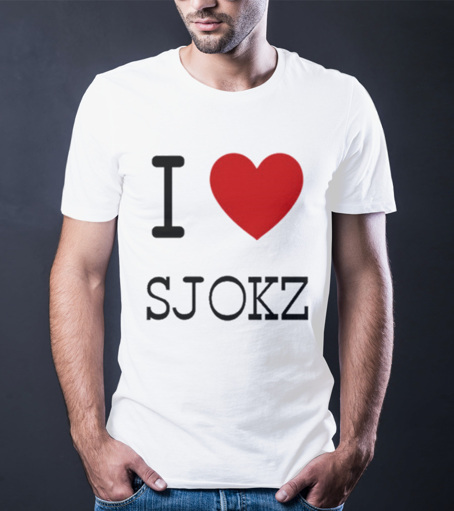 I Love Sjokz Fan T-Shirt Celebrating Popular Presenter T-Shirt