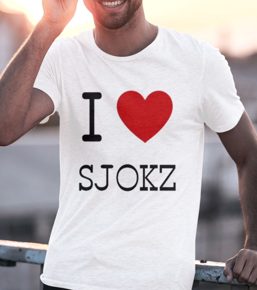 I Love Sjokz Fan T-Shirt Celebrating Popular Presenter T-Shirt