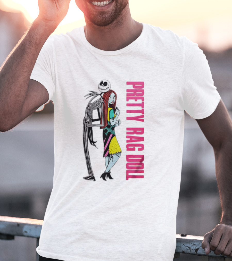 Jack And Sally Pretty Rag Doll Pretty Woman T-Shirt