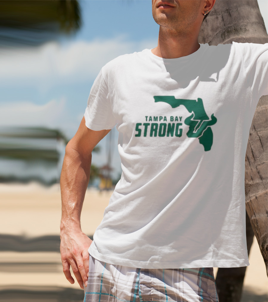 Tampa Bay Strong South Florida Bulls Hurricane Relief T-Shirt
