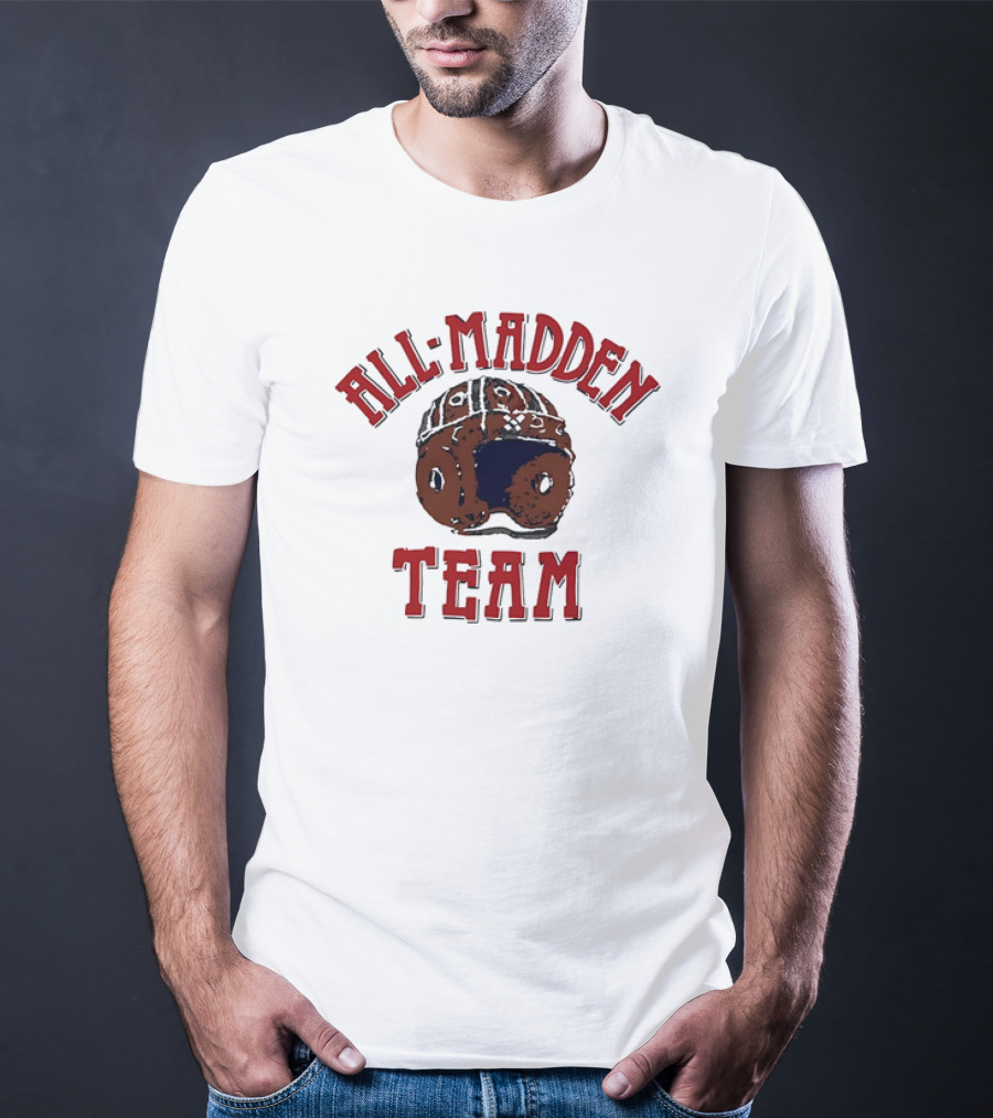 All Madden Team 1992 Vintage Football Helmet T-Shirt