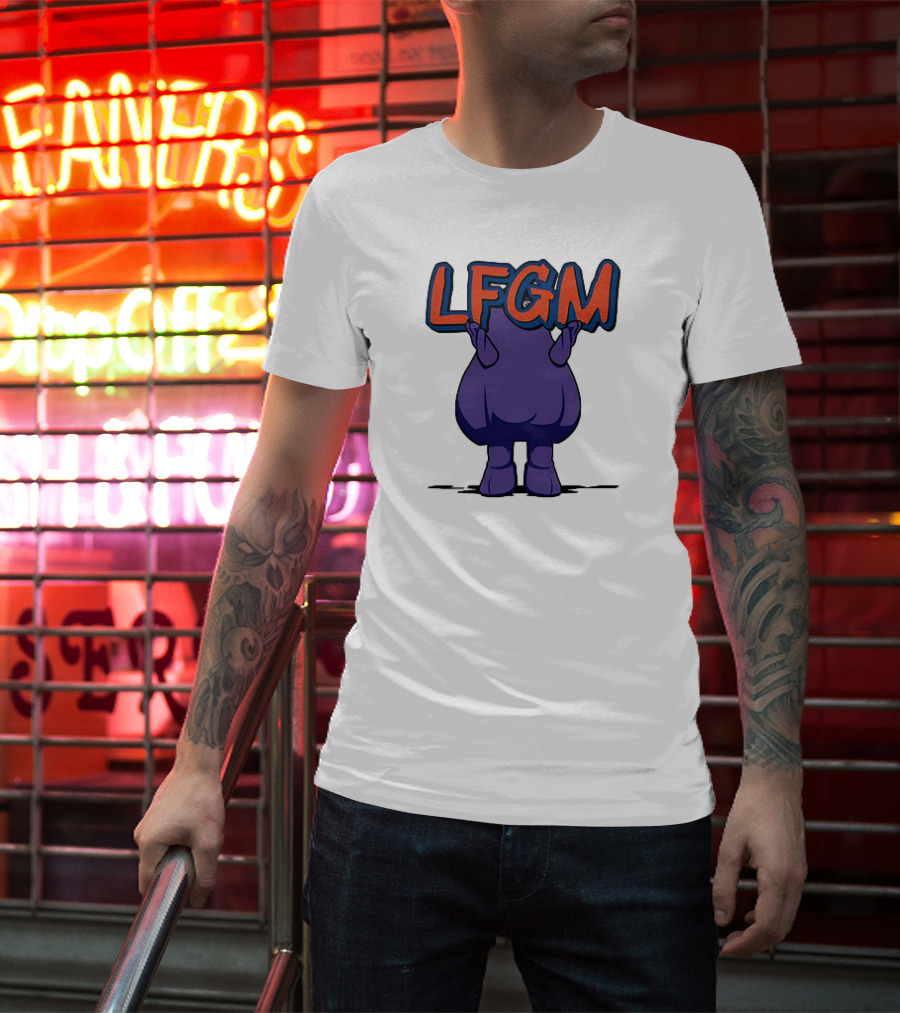 Grimace Holding LFGM Sign T-Shirt