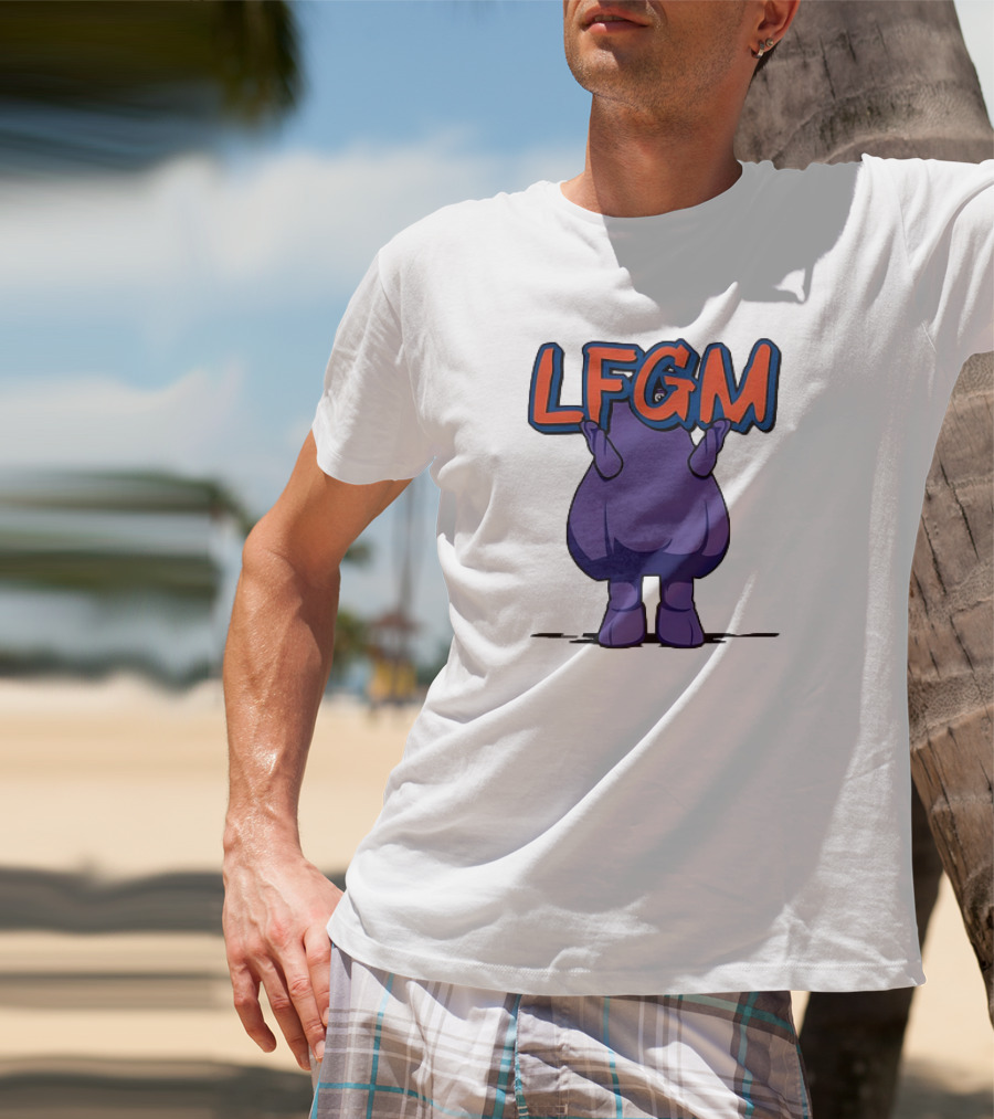 Grimace Holding LFGM Sign T-Shirt