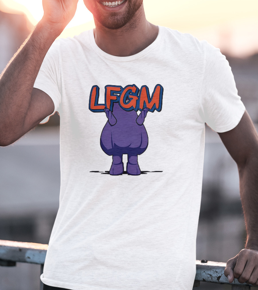 Grimace Holding LFGM Sign T-Shirt