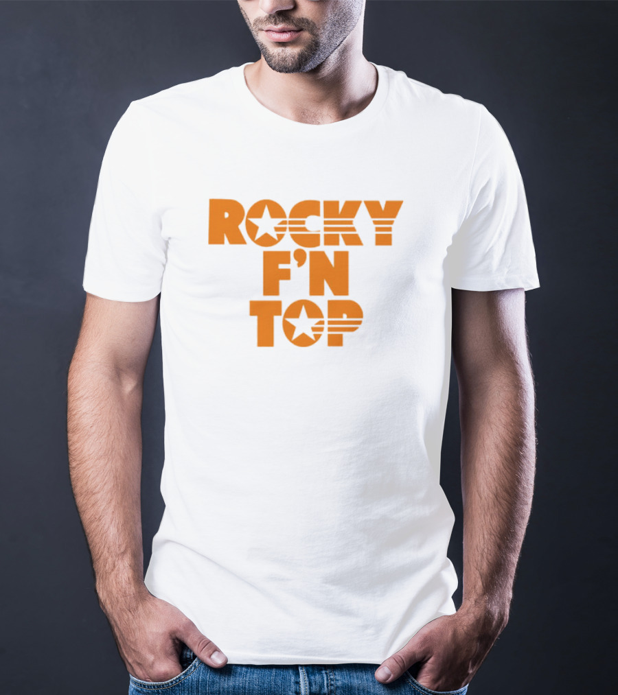 Tennessee Volunteers Basketball Rocky F’n Top Star Stripes T-Shirt