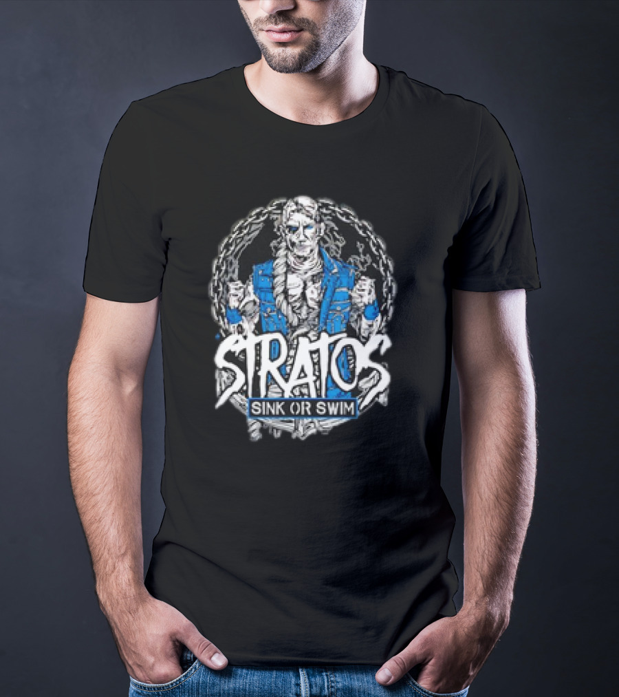 Stratos Sink Or Swim Zombified Horror Danny T-Shirt