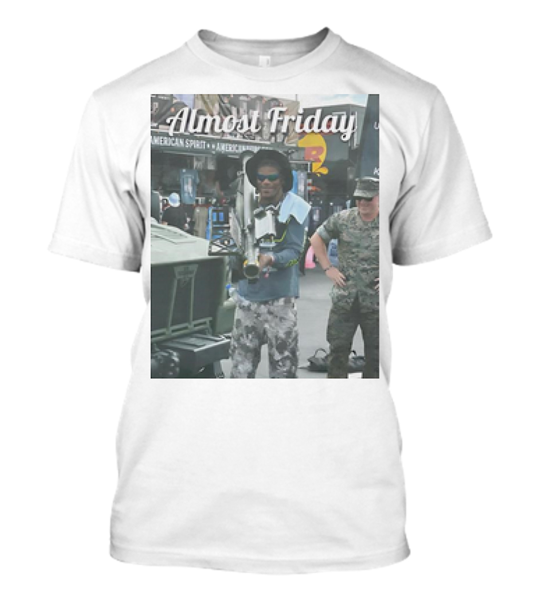 Almost Friday Rocket Launcher Fun Lamar Jackson T-Shirt