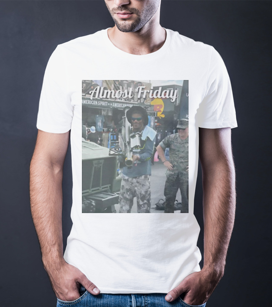 Almost Friday Rocket Launcher Fun Lamar Jackson T-Shirt