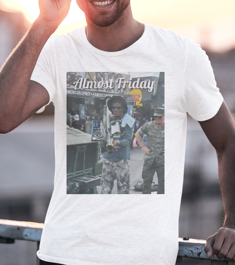Almost Friday Rocket Launcher Fun Lamar Jackson T-Shirt