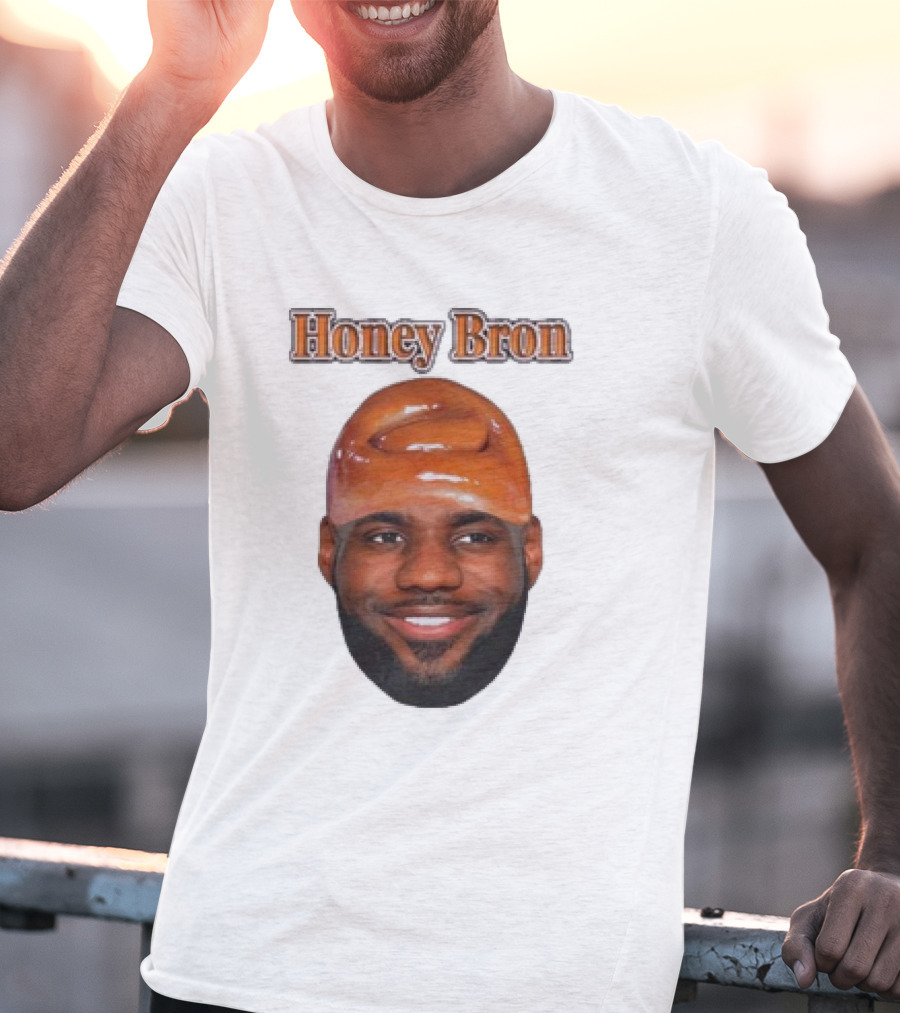 Honey Bron Lebron James Honey Brown Face T-Shirt