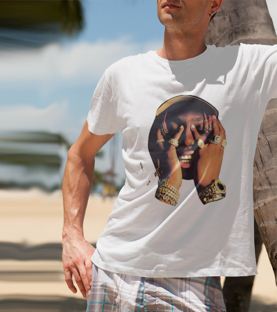 Lil Yachty Rap Hip Hop Jewelry Face Expression T-Shirt