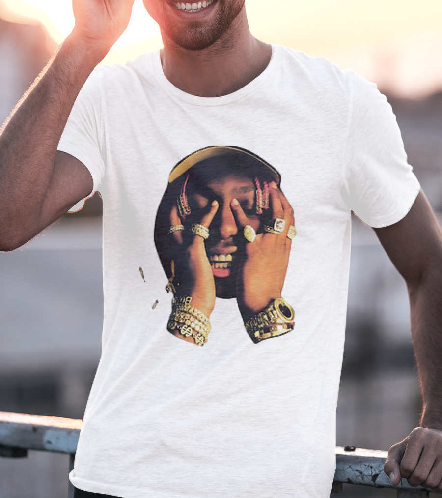 Lil Yachty Rap Hip Hop Jewelry Face Expression T-Shirt