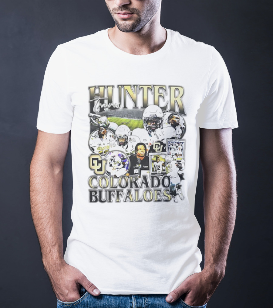 Hunter Travis #12 Colorado Buffaloes Football T-Shirt