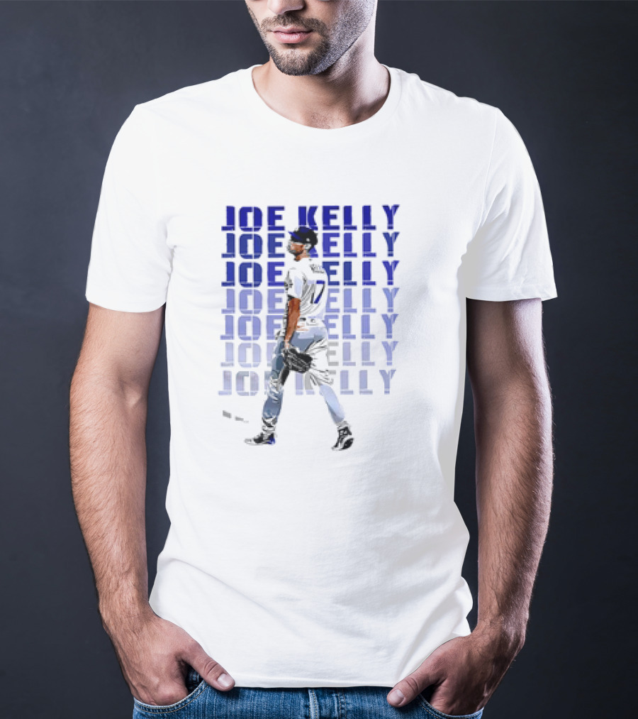 Joe Kelly Los Angeles Dodgers Baseball Player No. 17 T-Shirt
