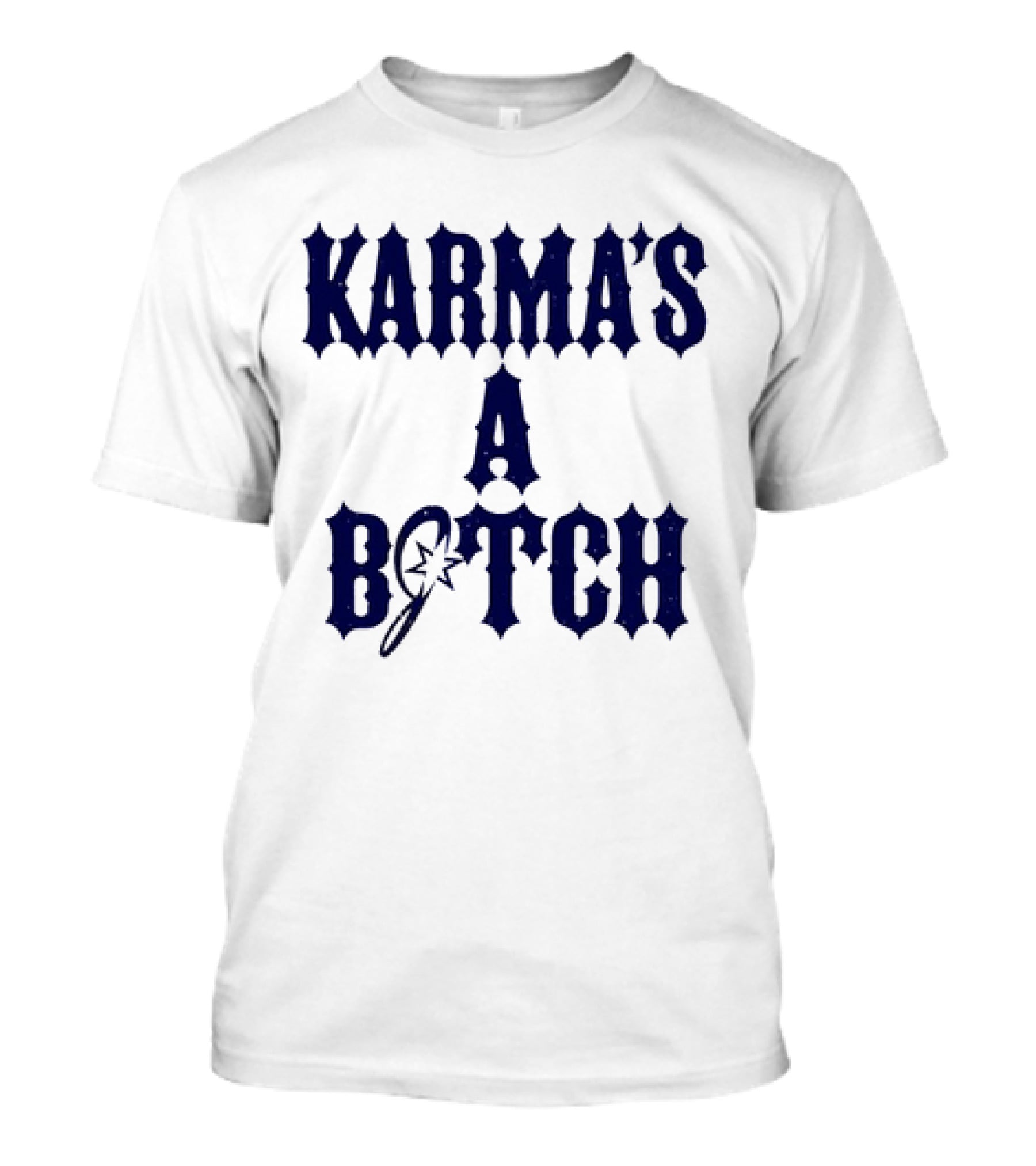 Karma's A Bitch Magic Wand Stars T-Shirt