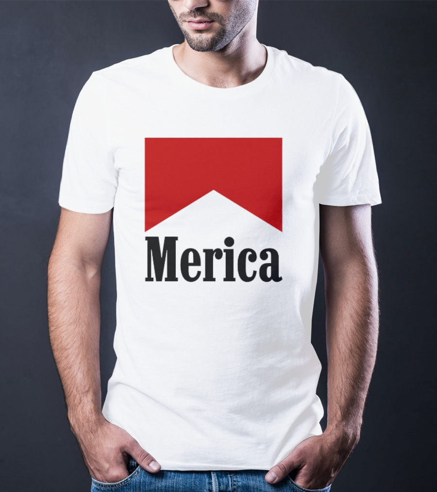 Merica Red Chevron T-Shirt
