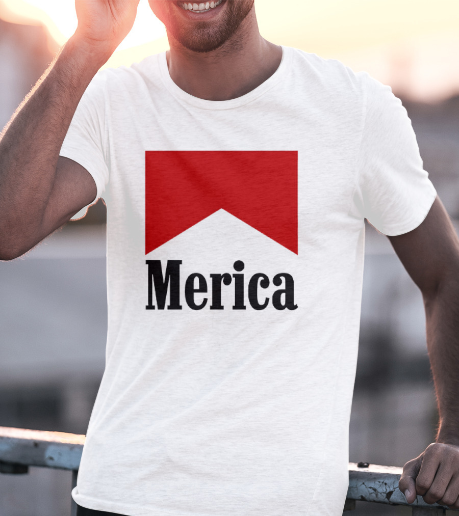 Merica Red Chevron T-Shirt