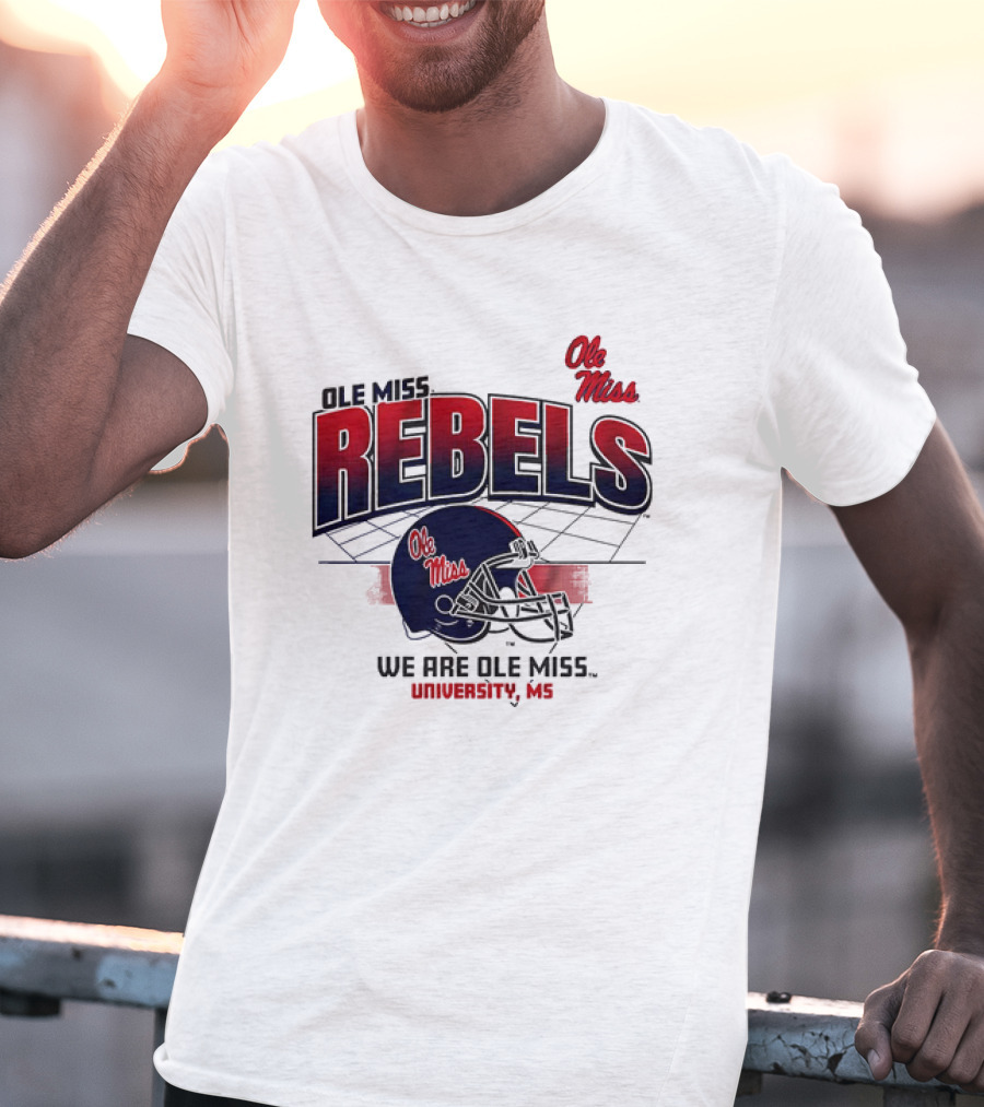 Ole Miss Rebels Football Helmet We Are Ole Miss University MS T-Shirt