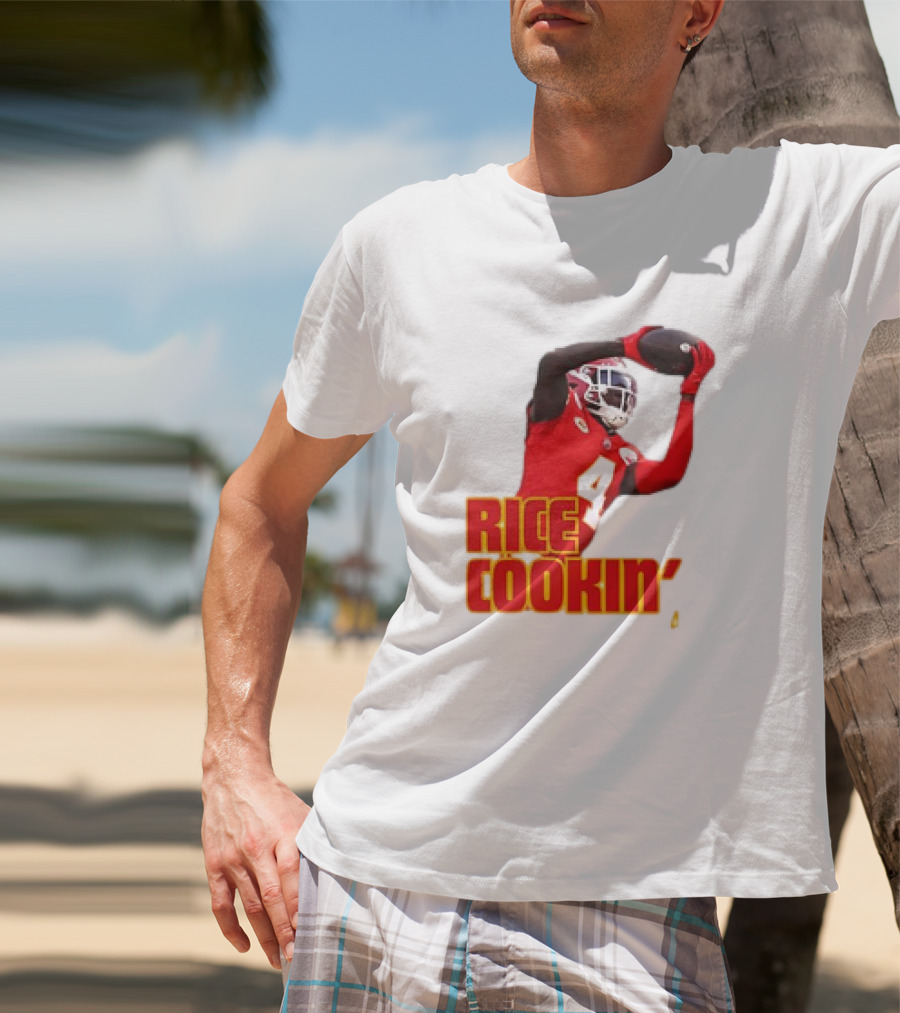 Rasheed Rice Cookin' Kansas City Chiefs Football WR1 T-Shirt