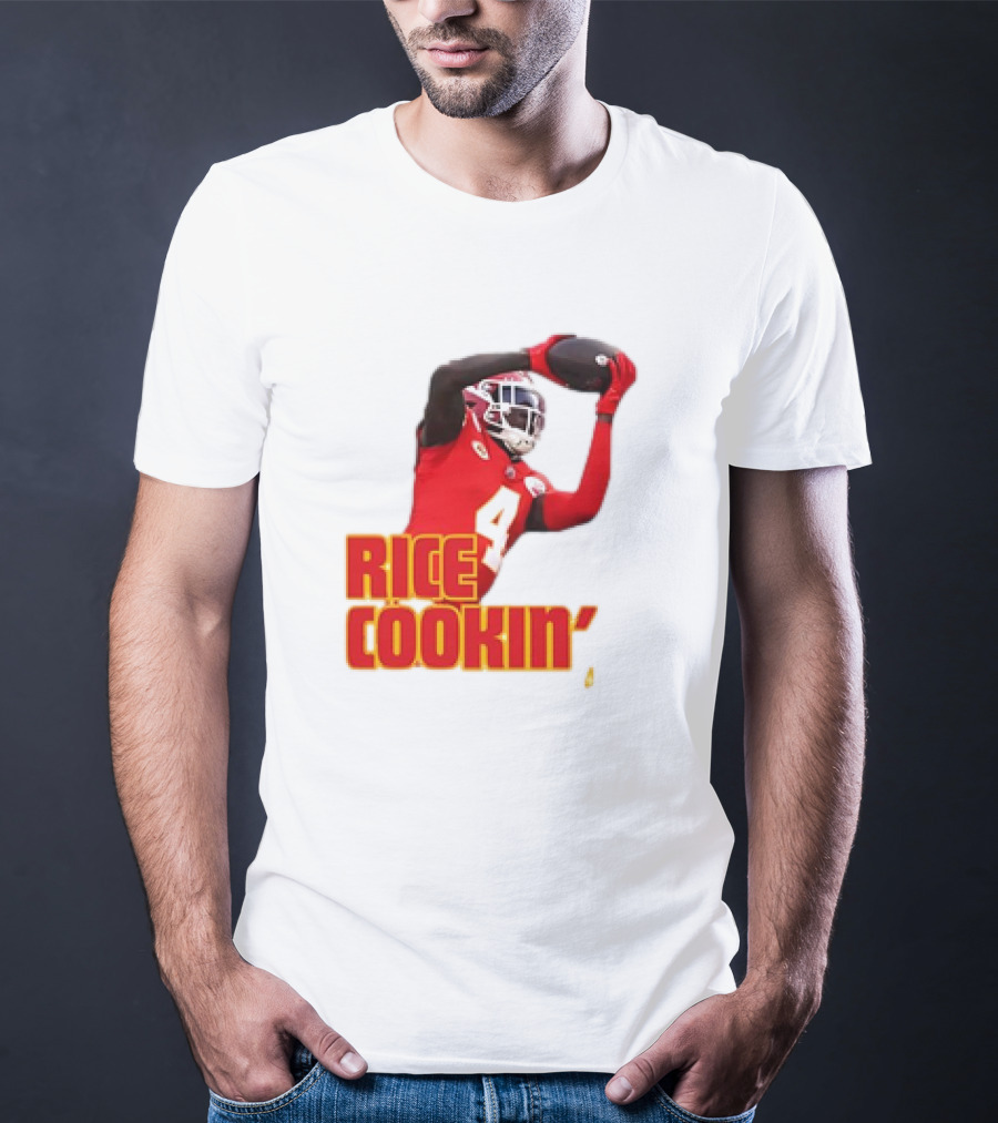 Rasheed Rice Cookin' Kansas City Chiefs Football WR1 T-Shirt