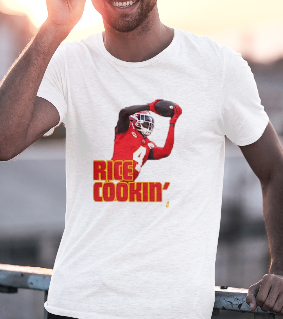Rasheed Rice Cookin' Kansas City Chiefs Football WR1 T-Shirt