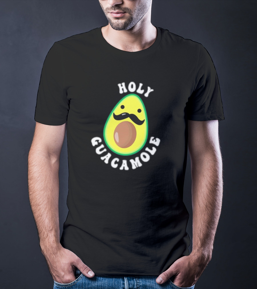 Holy Guacamole Meme Cartoon Avocado T-Shirt