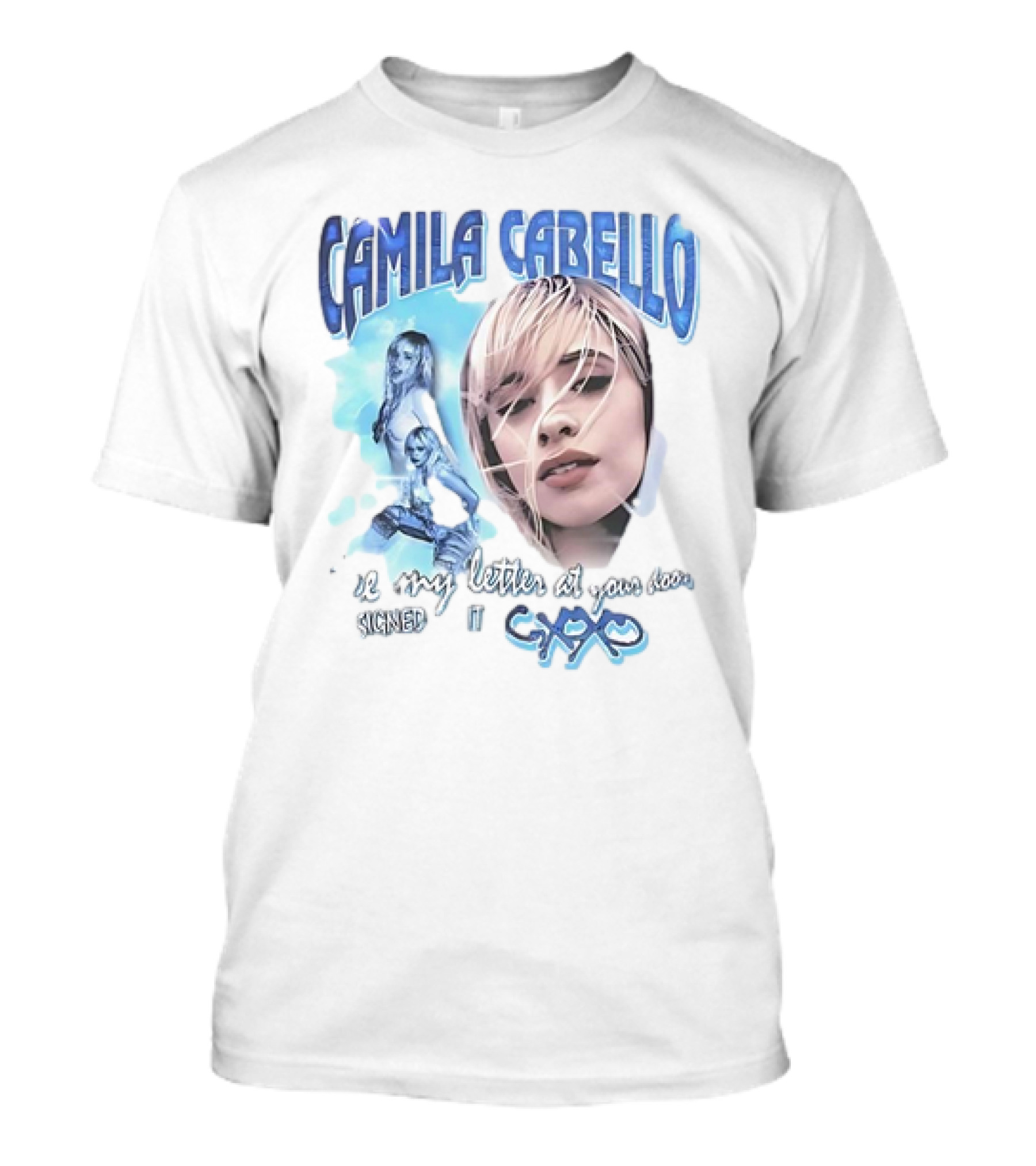 Camila Cabello See My Letter At Your Door Signed XOXO T-Shirt