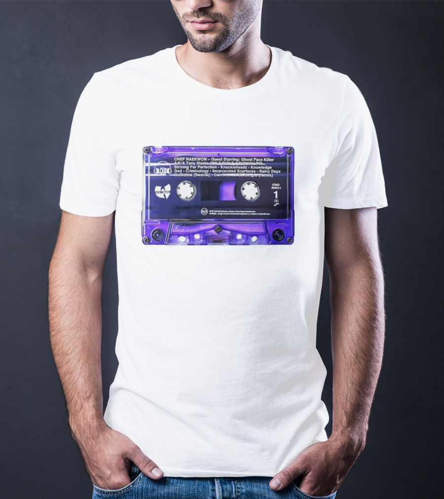Chef Raekwon Purple Tape 1995 Loud Records Ghost Face Killer Featured Tracks T-Shirt