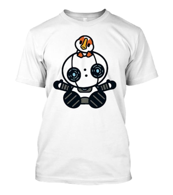 Roz And Brightbill The Wild Robot Hello Gosling Kawaii T-Shirt